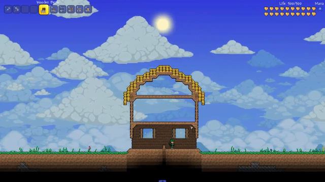 [SPEEDBUILD] - Terraria Floating NPC Village #2 (Guide House)