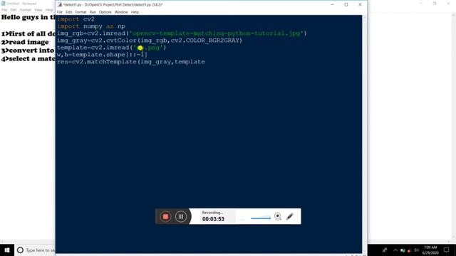 Port Detection Project | OpenCV Project | #Python_Project смотреть онлайн