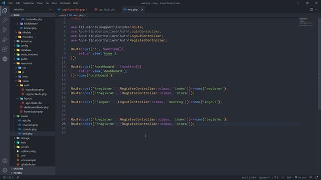 Login user | Laravel 8 Tutorials # 24 | Urdu & Hindi смотреть онлайн