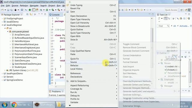 15 Inheritance - Multilevel Inheritance in Java смотреть онлайн