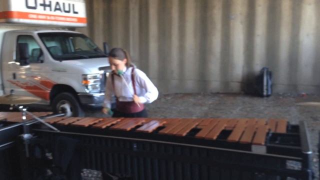 UMass Drumline 2014: Spain - Pit Keyboards - Sep 27, 2014