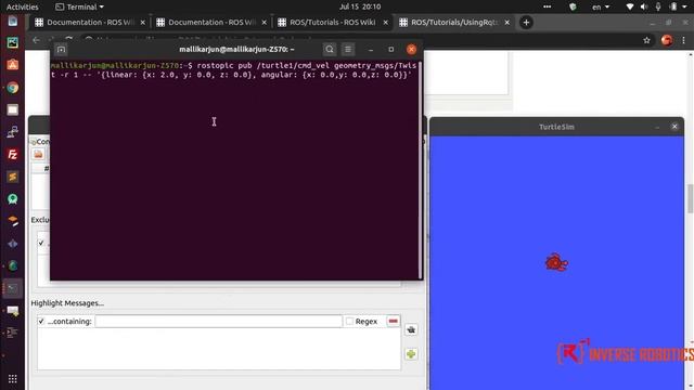 ROS Tutorial #10 ROS Noetic Using rqt console and roslaunch смотреть онлайн