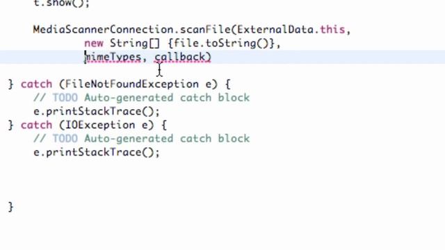Android Application Development Tutorial 110 Media Scanner Connection 720p 30fps H264 152kbit A смотреть онлайн