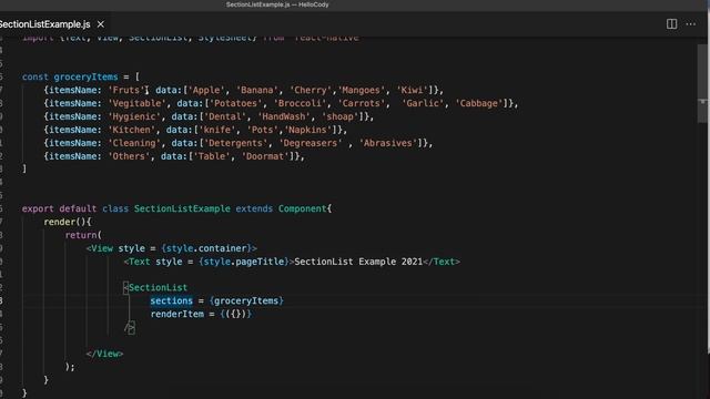 React Native: SectionList #14 | React Native Tutorial in Hindi | हिंदी में смотреть онлайн