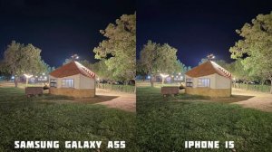 Samsung Galaxy A55 VS iPhone 15 Camera Test Comparison