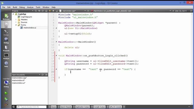 Qt Tutorials For Beginners 10 - Simple Login app using QT смотреть онлайн