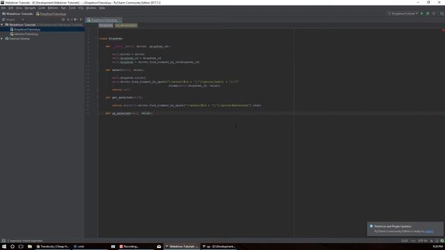 Advanced Webdriver - Dropdowns смотреть онлайн