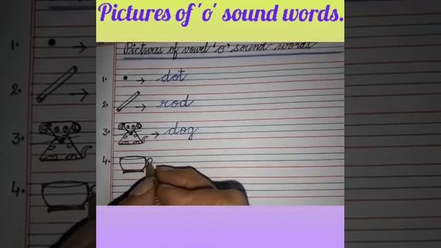 ?? Pictures of Vowel 'o' sound words. ✍ смотреть онлайн