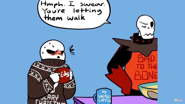 Frisk Reacts: Undertale Christmas AU Party Pt.1 смотреть онлайн