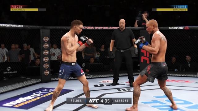 Paul Felder vs Donald Cerrone CPU vs CPU UFC 3 смотреть онлайн