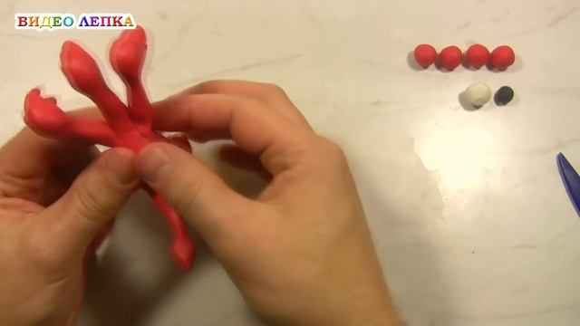 Змей Горыныч - Лепим из пластилина | Видео Лепка смотреть онлайн