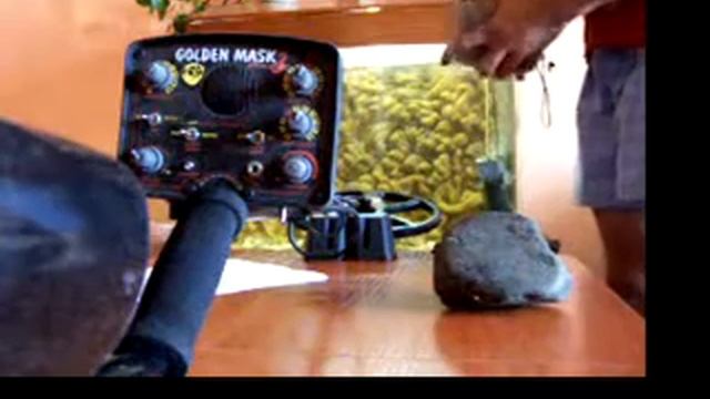 Golden Mask Metal Detector Test