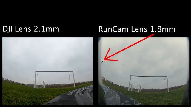Супер широкий угол обзора для DJI FPV. Линза RunCam RC18G смотреть онлайн