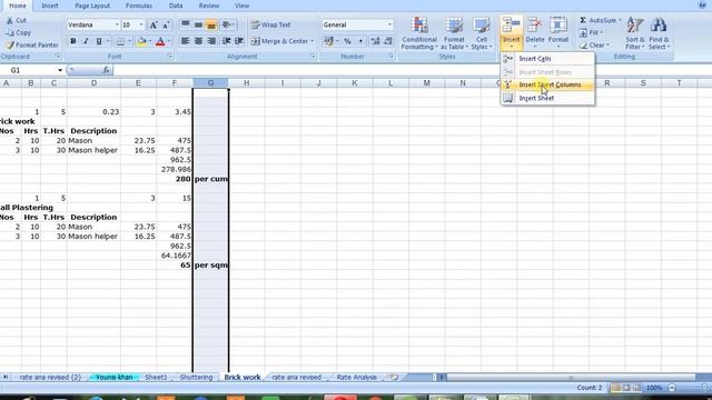 How to insert row and columns in excel in tamil смотреть онлайн