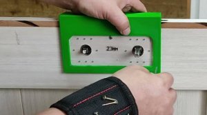 Универсальный шаблон для позиционирования и установки ручек, фиксаторов