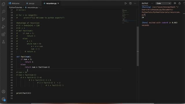 Python Tutorials In Hindi #23. PYTHON RECURSION PART -II & MEMORY OPTIMIZATION смотреть онлайн