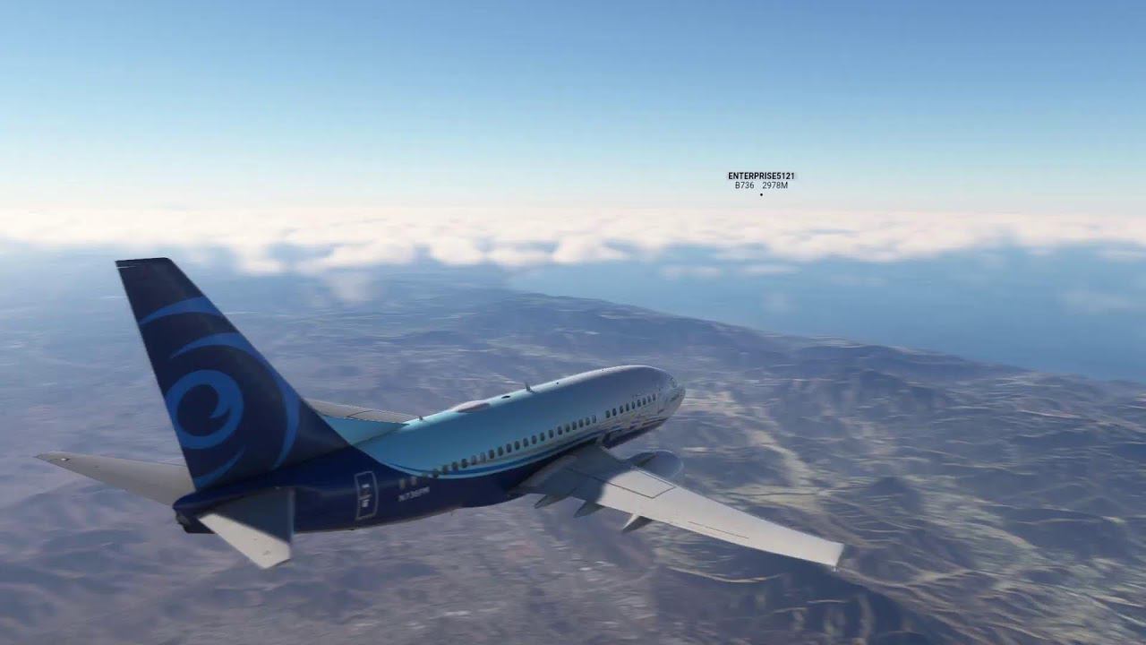 Полет  на Боинге 737-600 с Маккола в Лос-Анджелес #microsoftflightsimulator2020