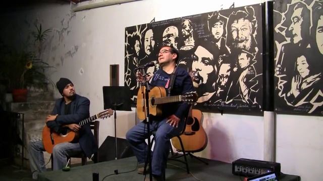 Miguel El Mendez - ambiente/ Te sere siempre fiel@ Cafe Teorema 14 feb 2012 смотреть онлайн