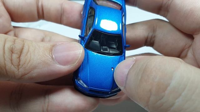 Nissan Skyline GT-R R34 Bayside Blue by Mini GT | UNBOXING and REVIEW смотреть онлайн