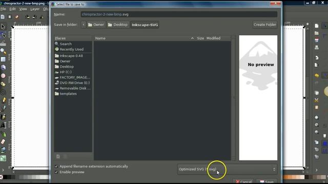 How to convert png to svg in Inkscape смотреть онлайн
