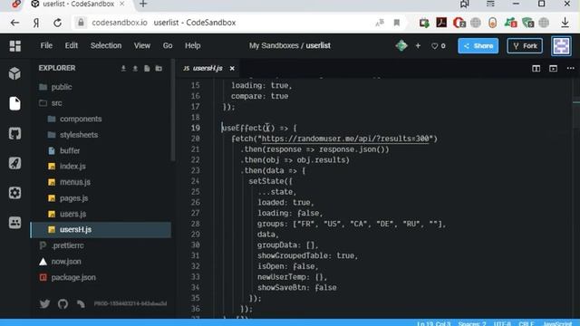 Быстрое внедрение хуков в компонент React с fetch (useState, useEffect) [2019] смотреть онлайн