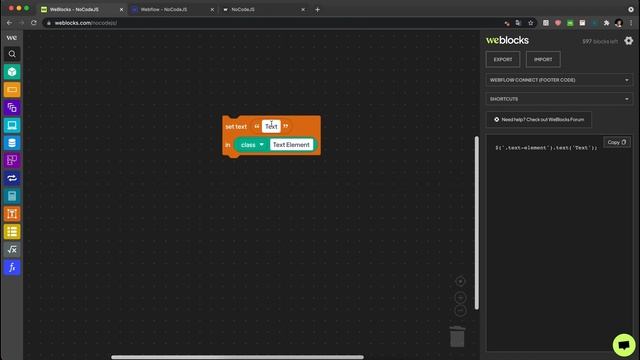 Set Text - NoCodeJS | 101 Course #10 смотреть онлайн