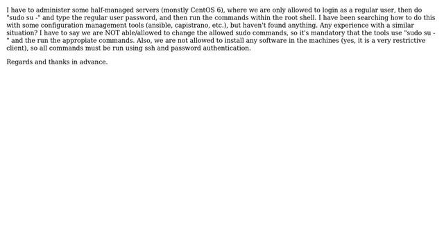 DevOps & SysAdmins: Ansible/Capistrano with fixed sudo command ("sudo su -") смотреть онлайн