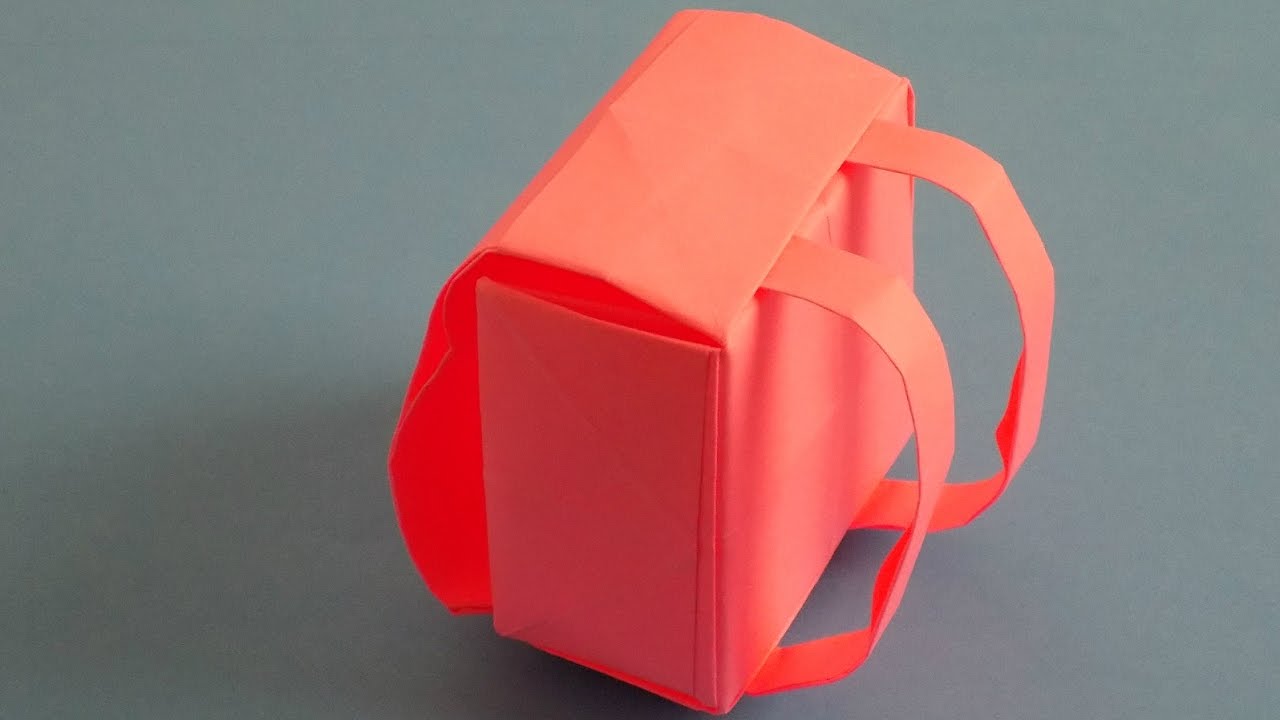 Оригами портфель из бумаги - Поделки из бумаги смотреть онлайн