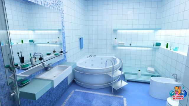 Beautiful Bathroom Interiors | Blue Bathroom Design Ideas.