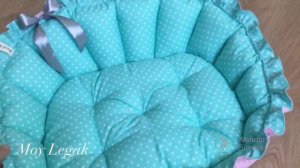 ОВАЛЬНАЯ ЛЕЖАНКА ДЛЯ КОТА СВОИМИ РУКАМИ