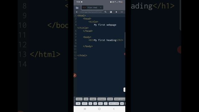 How to run html code on Android mobile l how to open html file in mobile l how to use html on mobil смотреть онлайн