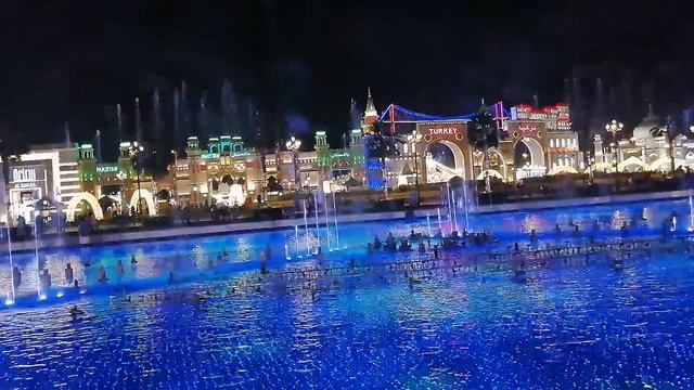 Танец ВОДЫ и ОГНЯ в Глобал виладж (Дубай). смотреть онлайн