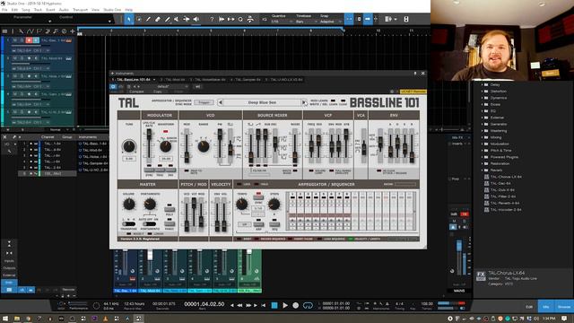 TAL-BassLine-101 Review + Tutorial смотреть онлайн