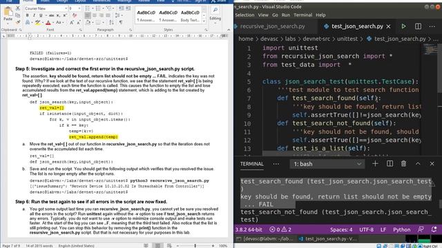 3 5 7 Lab Create a Python Unit Test смотреть онлайн