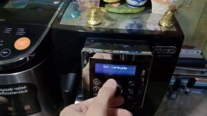 Смена языка с Английского на Русский DeLonghi ECAM23 460 B Cappuccino