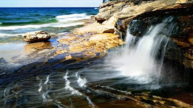 водопад видео Музыка для глубокого сна и восстановления сил звуки водопада слушать релакс ШУМ ВОДЫ смотреть онлайн