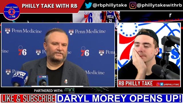 Daryl Morey DISCUSSES The James Harden Trade! | Sixers Press Conference LIVE REACTION смотреть онлайн