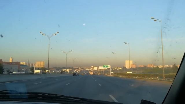 МКАД. Пять утра 10.авг./17. На Волоколамском направлении. смотреть онлайн