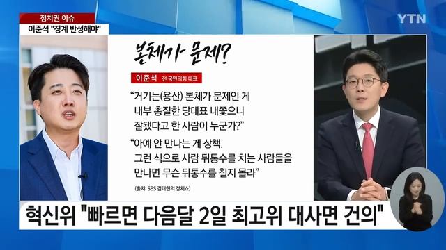 "다들 정신이 이상해...본체가 문제" 이준석, 인요한 혁신위에 강력 반발 [Y녹취록] / YTN смотреть онлайн