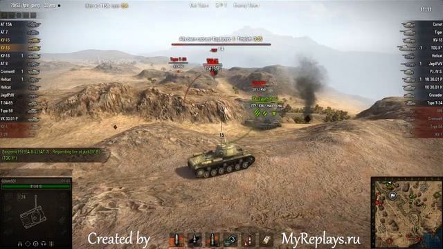 WOT: El Hallouf - KV-1S смотреть онлайн