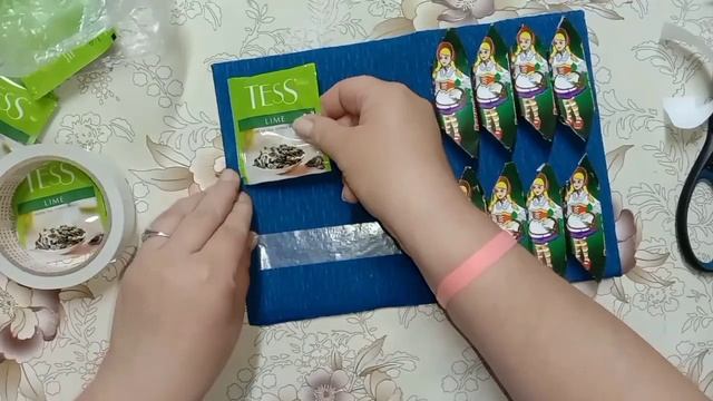 DIY Sweet souvenir. Postcard with sweets//Сладкий сувенир. Открытка с конфетами смотреть онлайн