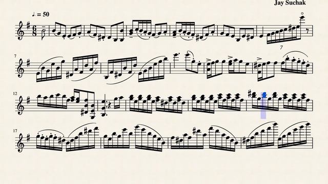 Caprice for Solo Violin in E Minor смотреть онлайн