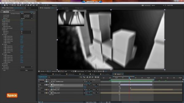 Как сделать ПЕРЕХОДЫ в After Effects для видео, радужный цветной красивый переход. УРОК - AEplug 15