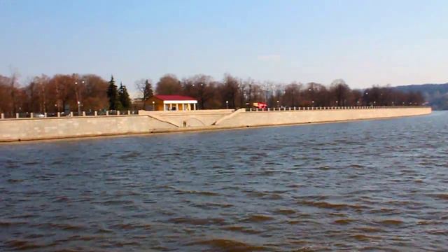 Spring. Moscow. River Tram