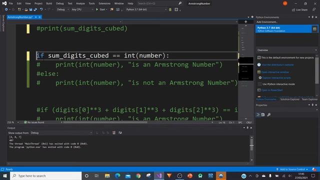 Testing for an Armstrong Number l Python Developer Test Questions смотреть онлайн