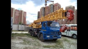 Автокран Галичанин KC-55713-1В 25т 28м+9м гусек