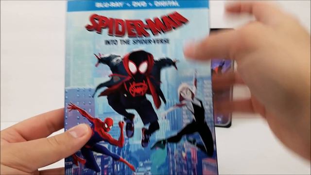Spider-Man: Into The Spider-Verse Walmart Exclusive Blu-ray Unboxing