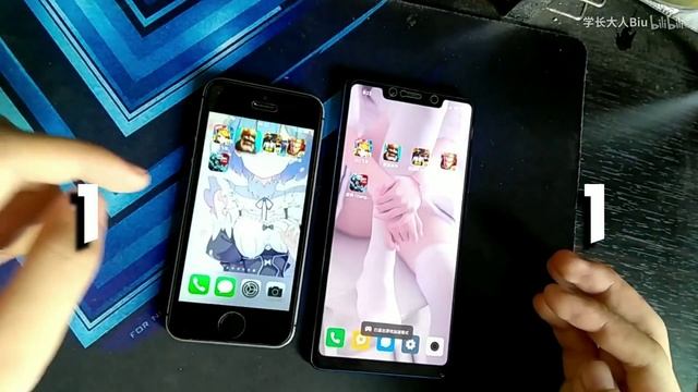 iPhone SE vs Xiaomi Mi 8 SE SpeedTest смотреть онлайн