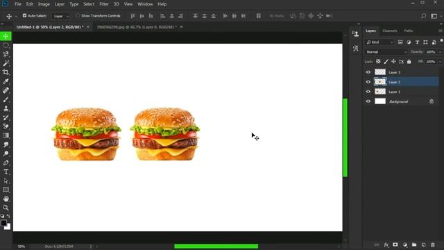 Create different sizes of objects just using clone stamp tool - Photoshop 2 min tips смотреть онлайн