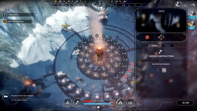 Scouting team encounters bears (day 10) [Frostpunk] Ep - 06 смотреть онлайн